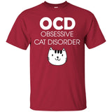 Ocd Obsessive Cat Disorder Funny Men's T-Shirt