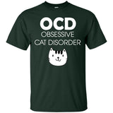 Ocd Obsessive Cat Disorder Funny Men's T-Shirt