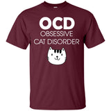 Ocd Obsessive Cat Disorder Funny Men's T-Shirt