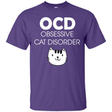 Ocd Obsessive Cat Disorder Funny Men's T-Shirt