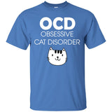 Ocd Obsessive Cat Disorder Funny Men's T-Shirt