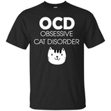 Ocd Obsessive Cat Disorder Funny Men's T-Shirt