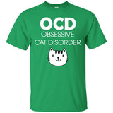 Ocd Obsessive Cat Disorder Funny Men's T-Shirt