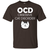 Ocd Obsessive Cat Disorder Funny Men's T-Shirt