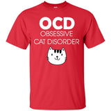 Ocd Obsessive Cat Disorder Funny Men's T-Shirt